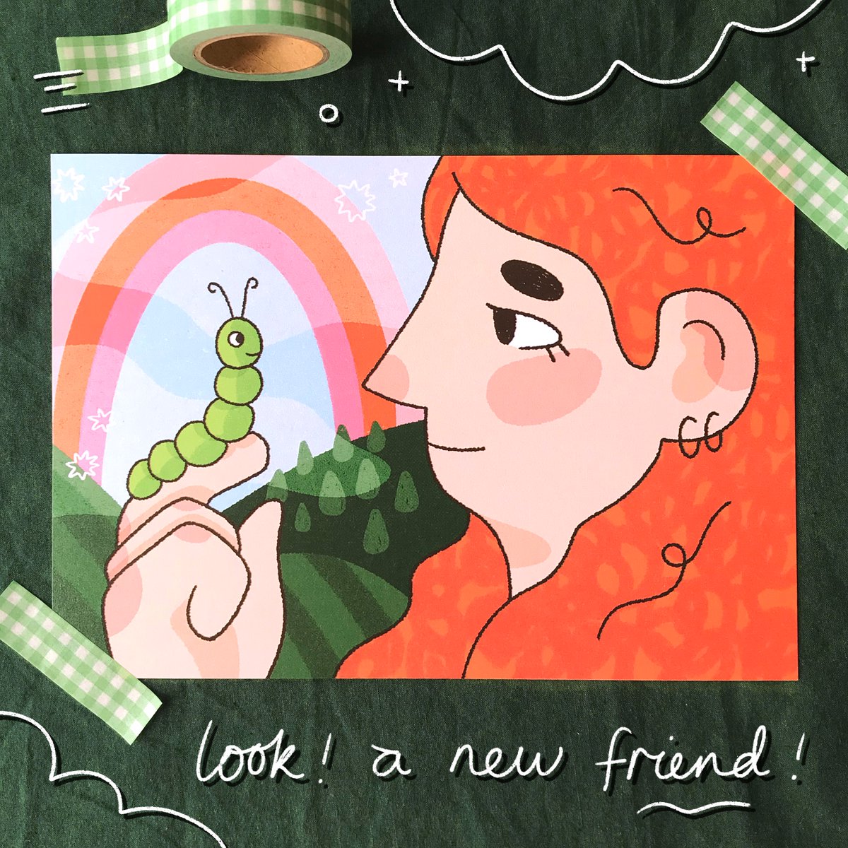 flodaisyb's tweet photo. New stickers and a print up on my shop now!! Treat yourself to a little friend to celebrate the summer! 🍎🪱🦋 Link in my bio! https://t.co/8OlVFwghvG