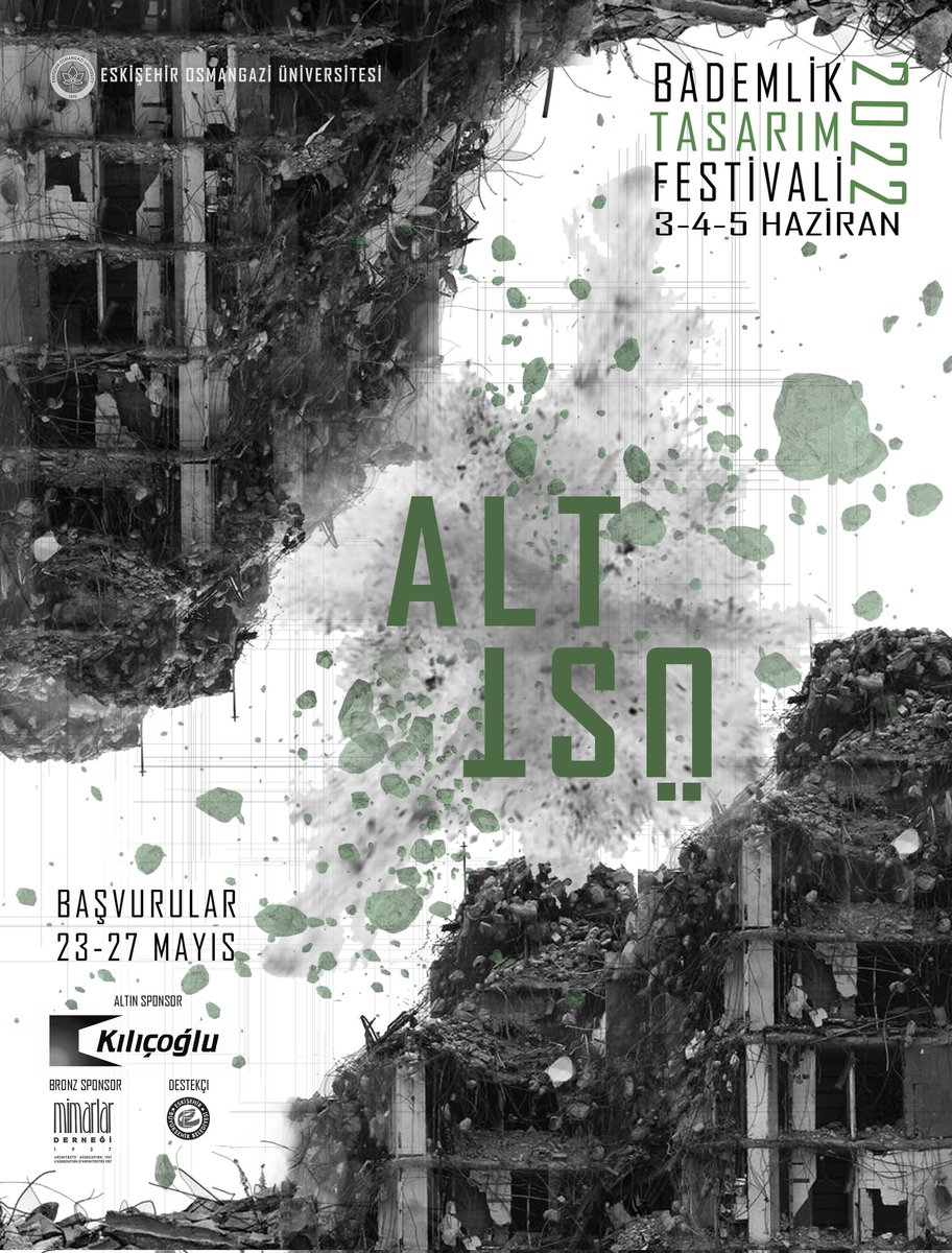 tasarimbademlik's tweet photo. Bademlik Tasarım Festivali 2022 başvuru tarihleri açıklandı! Başvurular 23-27 Mayıs tarihleri arasında! Başvuru formu ve festival sürecine dair diğer her şey için takipte kalın!
#btf2022 #bademliktasarimfestivali2022 #altust https://t.co/xmDKF3LKq2