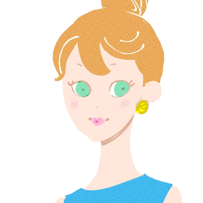 2000年ぐらいのときって、女性向けのイラストレーションのだいたい全部が「このテイスト」だった気がしません? 