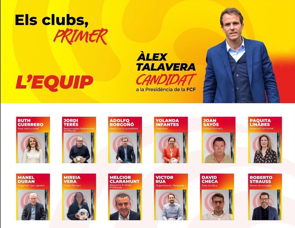 elsclubsprimer's tweet photo. ⚽️Gent de futbol al servei de la gent de futbol!

👉🏻Un equip de professionals que estan i han estat molt vinculats al futbol com a jugadors, entrenadors, directius, àrbitres… gent jove, emprenedora…👇🏻👇🏻👇🏻 https://t.co/FWibQmjw48