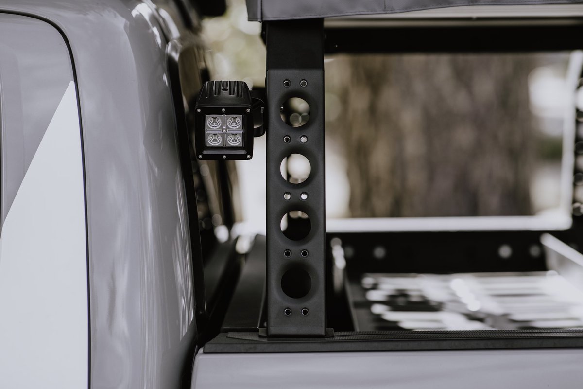 allpro_offroad's tweet photo. All-Pro Off-Road Bed Rack features a complete bolt-together PEM nut design that makes the installation process easy. #allprooffroad 
#tacoma https://t.co/r29EeE739t