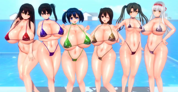 井戸堀ラーさんのマイクロビキニをNPR化しました
どんな感じの色かは画像をサンプルにしたりしなかったりしてください
#COM3D2
https://t.co/tLd8H782RX 