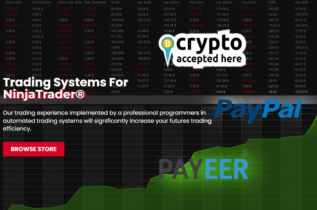 AmnTrader's tweet photo. Now you can buy as you like - expanded the list of payment methods in our online store💵😎

https://t.co/QGzU6m2e2t

Now we accept:

✅PayPal
✅Payeer
✅Crypto (BTC, ETH and dozens of other coins)

#cryptotrading #futurestrading #ninjatrader #forextrader #forex https://t.co/0jM9COGvaS