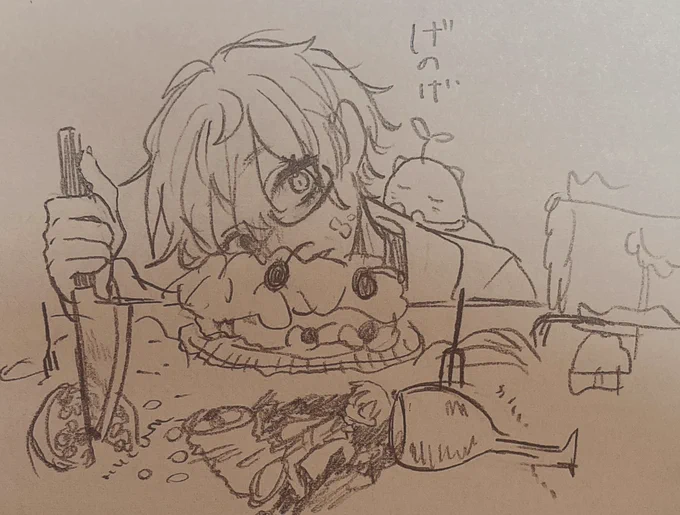 寝る前にらくがき
⚠︎曲パロ 