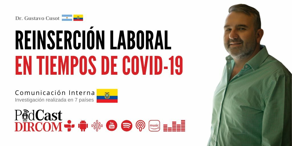 jjlarrea's tweet photo. #ComunicaciónInterna en la Reinserción Laboral en tiempos de Covid-19 es el título de una investigación realizada por la Asociación Ecuatoriana de Comunicación Interna (#AECI) liderada por @gcusot y seis asociaciones más en Latam.
https://t.co/pSwaVtumQe
#dircom #DialogusCI https://t.co/H7PJbQZ153
