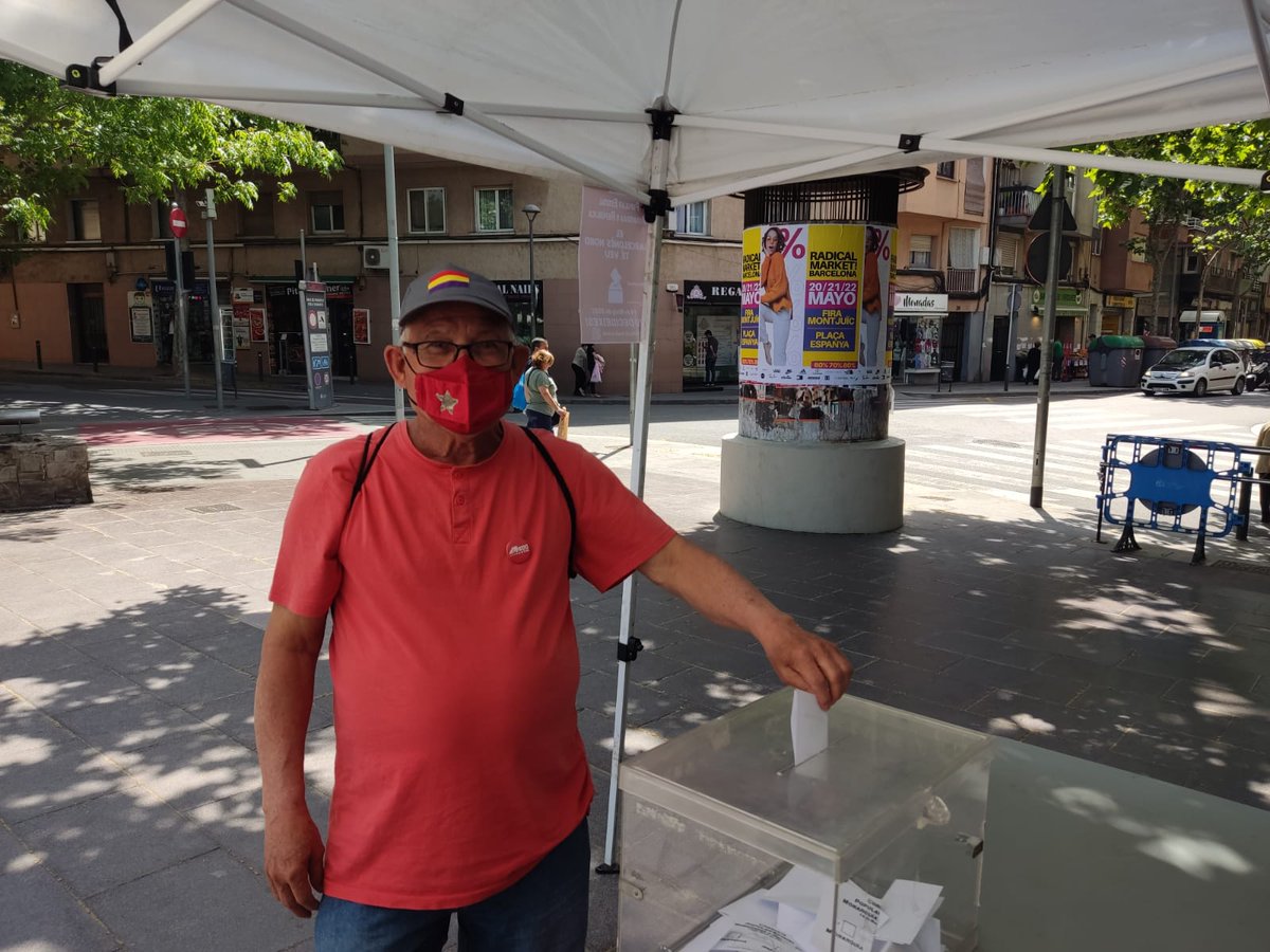 🗳️ Urnes tancades ja a Santa Coloma #YoVoto14Mayo 

Dia històric a la ciutat on els veïns i les veïnes han pogut decidir la forma d'Estat que prefereixen.