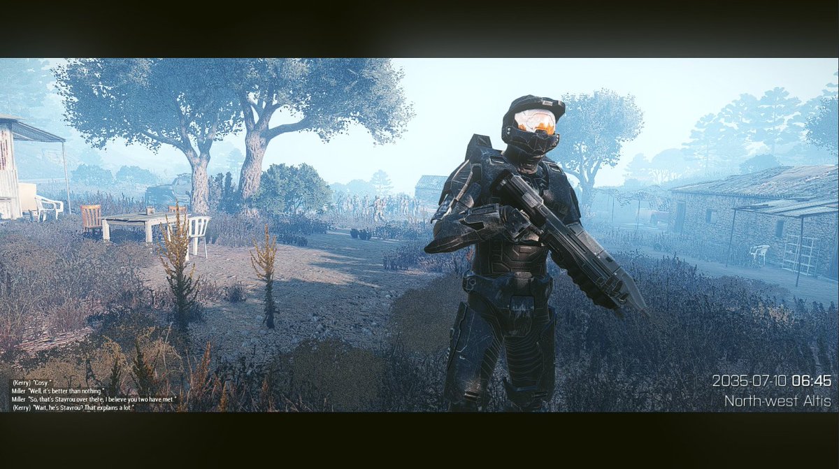 I replaced Miller with a Spartan and it worked. 

#Arma3 #Halo #Spartan <a href="/ArmaPlatform/">Arma Platform</a> <a href="/OPTREBUCHET/">Operation: TREBUCHET</a>