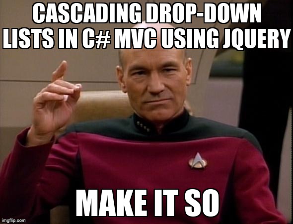 overflow_meme's tweet image. Cascading drop-down lists in C# MVC using jquery stackoverflow.com/questions/4702… #jquery #aspdotnetmvc #aspdotnet #aspdotnetmvc4
