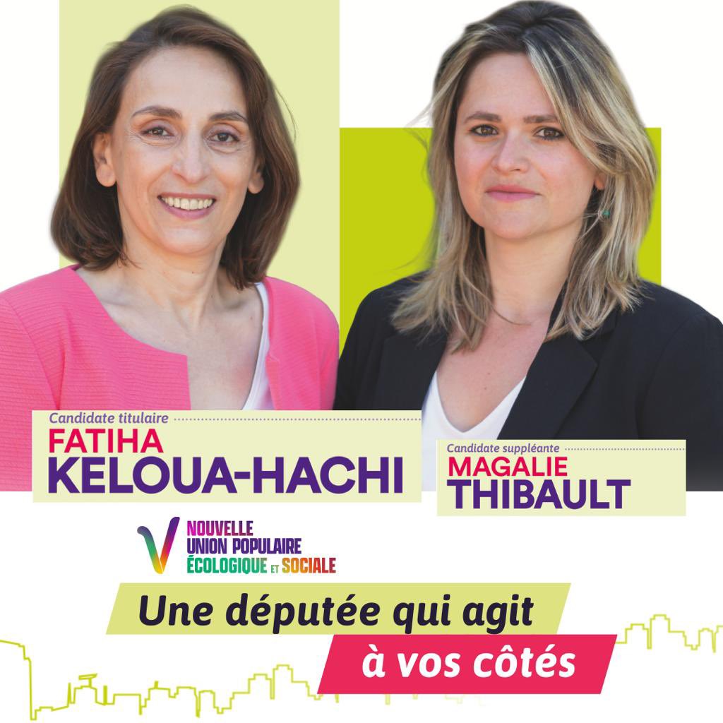 ThibaultMagalie's tweet photo. 📣 Très heureuse d'être candidate suppléante aux côtés de @KelouaF, candidate de l'union de la gauche #NUPES aux élections législatives, dans la 8ème circo de la Seine-Saint-Denis (#circo9308).
#NUPES #UnionDeLaGauche #Législatives2022 https://t.co/15tWSeFx0w