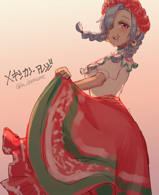 #Skullgirls1HourDrawing
#スカルガ版深夜の真剣お絵描き60分一本勝負
メキシカン・アレンジ 