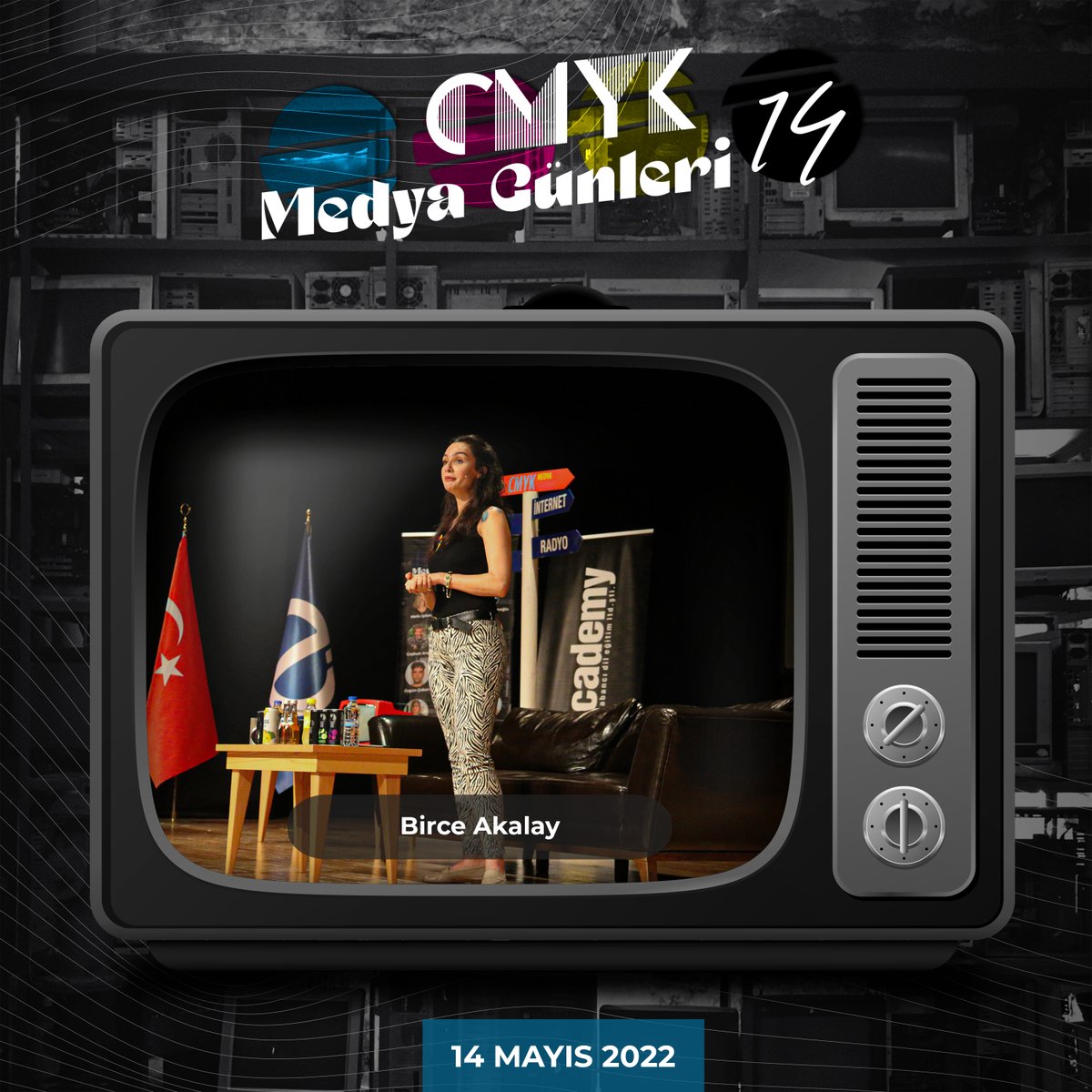 Sıradaki oturumumuz Birce Akalay ile devam ediyor. İyi seyirler dileriz. #cmykmedyagünleri14