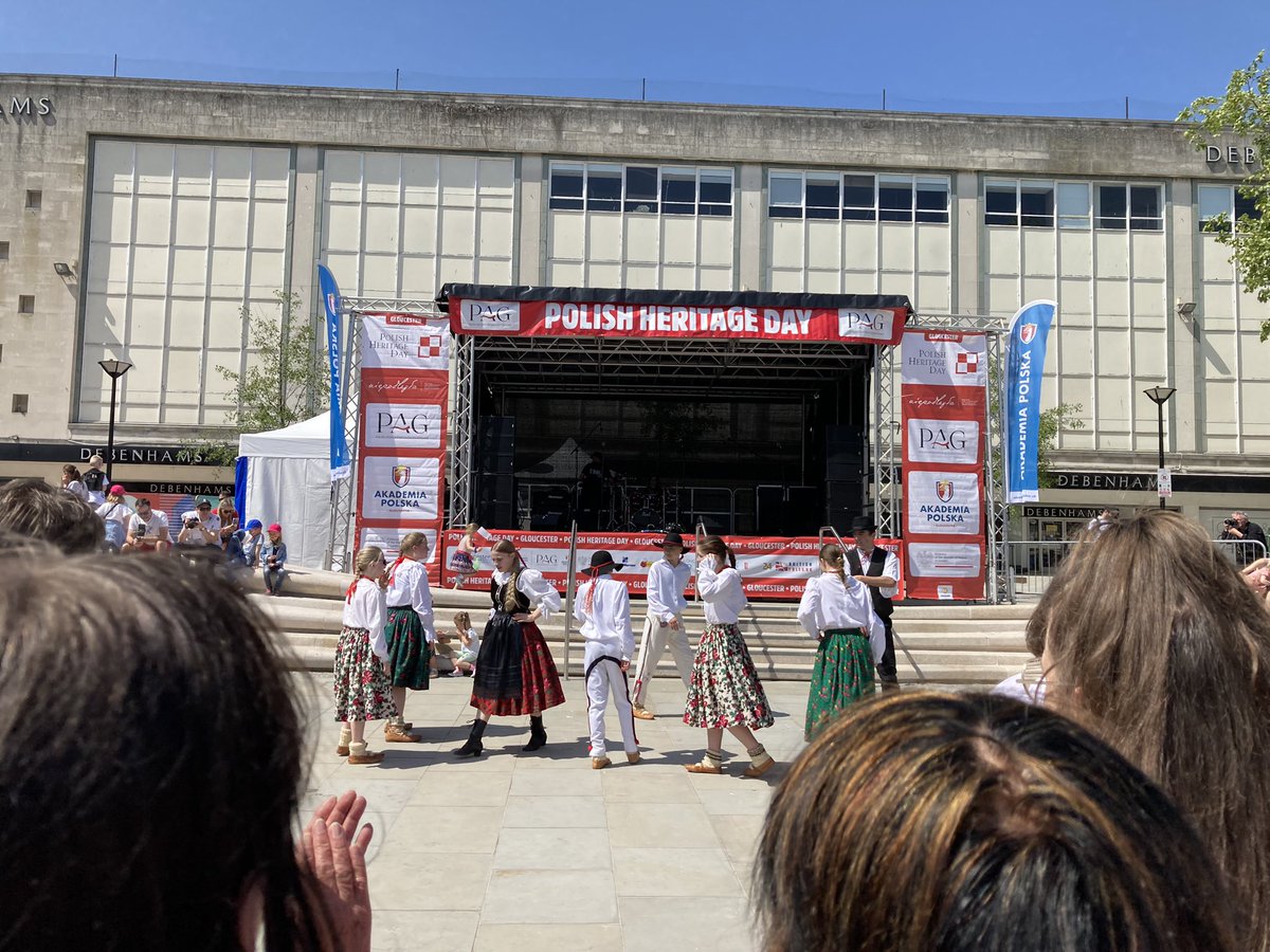BishGloucester's tweet photo. Wonderful #PolishHeritageDay celebrations in Gloucester today. Thankyou 🇵🇱 @polishglos @CllrJaro for your organisation. And good to catch up with brothers &amp; sisters from Ukrainian Church and to hear choir perform #ChurchGoodShepherd 🇺🇦 https://t.co/oicszOiqOJ