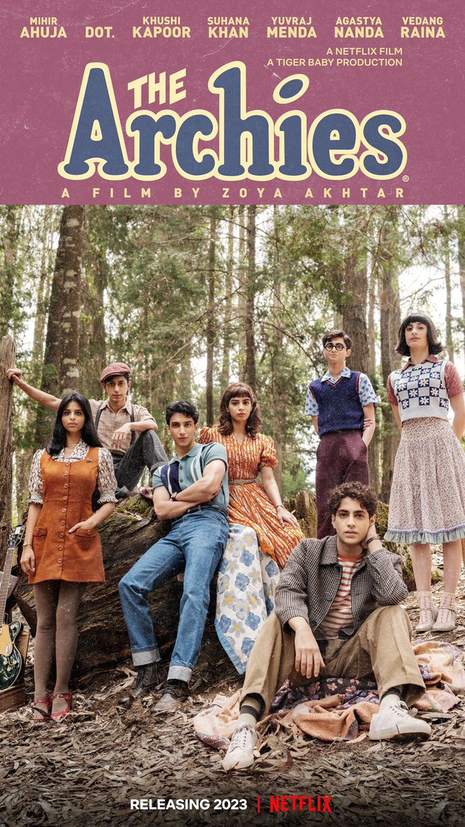 SambitB79699961's tweet photo. #Archies
#Netflix
#WhyHate
Since the poster and teaser of this movie released. There are so much hatredness surrounds it. Everyone is saying their views about it. Yeah they are star kids but they are also young guys who are about to start their carrier. https://t.co/8If8YobQie