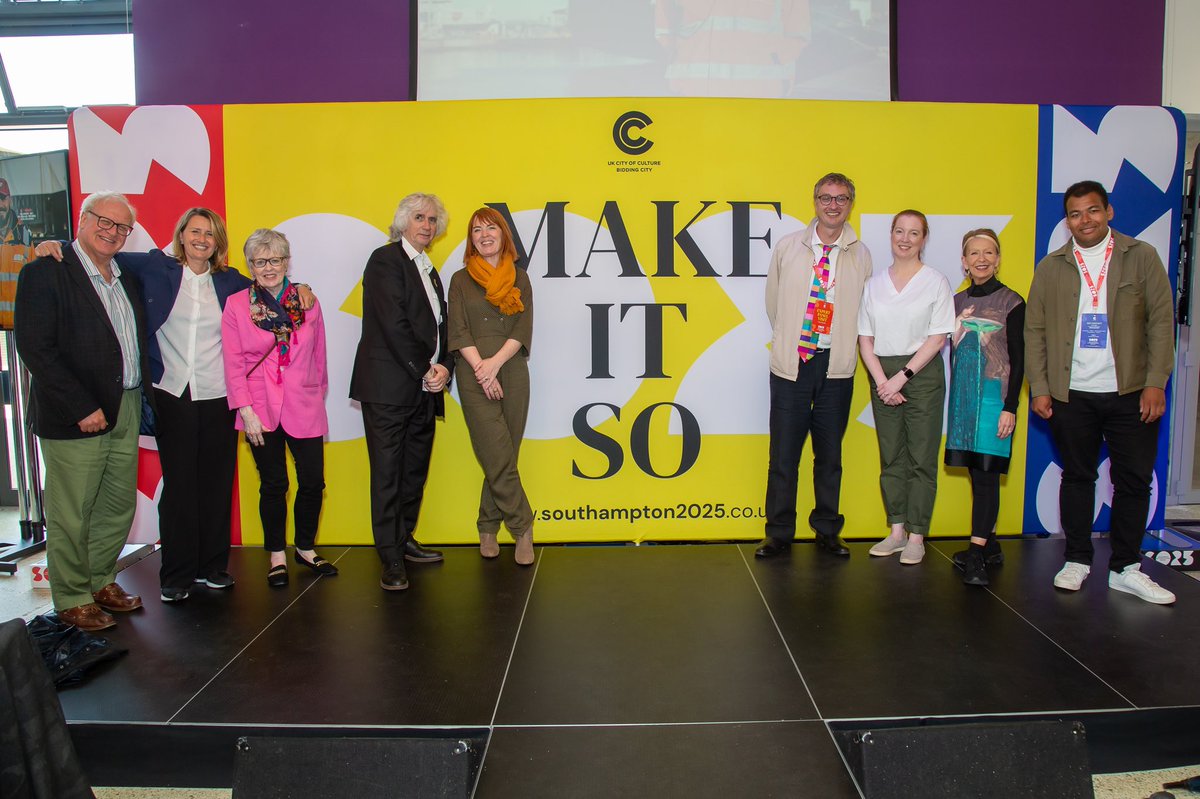 LeePeck's tweet photo. There are defining moments in any career and without doubt working with the team at Southampton 2025 on the Bid to become #UKCityofCulture2025 was one of my best ever. Yesterday’s visit by the expert panel of judges was a day to savour! https://t.co/b4UBu9bmR8