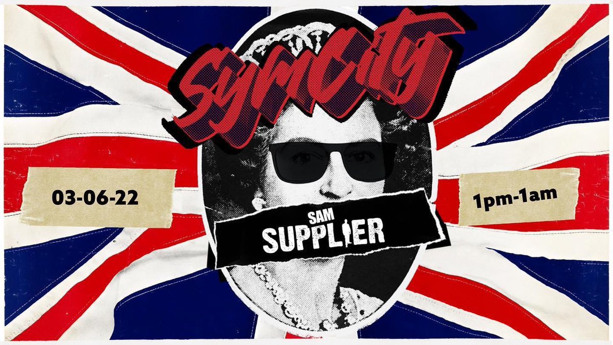 @symcity_events Jubilee Special with <a href="/SamSupplier/">SAM SUPPLIER</a> 🥳👑 Bank Holiday Friday!

Sym City Resident Dj’s plus special guest for this bank holiday special 😎

Cannot wait for this one 🔥