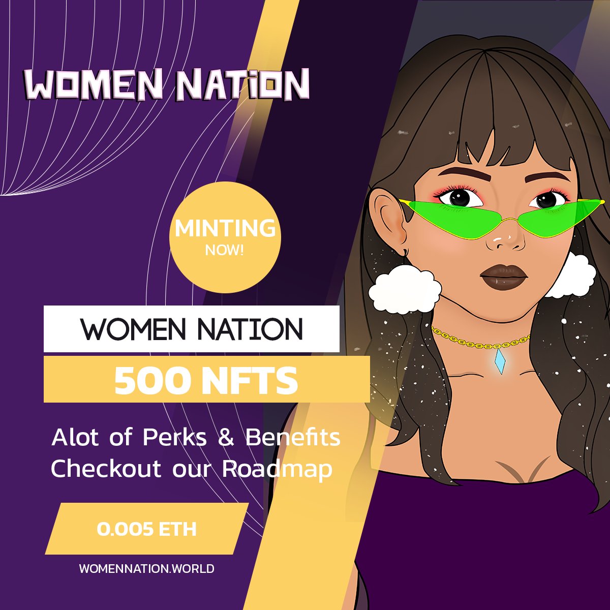 wnworld_nft's tweet photo. Available for Mint!
Only on Opensea
https://t.co/UWDWvqHeXX

▶️Giveaway on 20th May:
🔸Like &amp; Rt
🔸Mention your 2 Friends
🔸Follow Us

#NFTCommunity #nftart #NFTs #NFTGiveaway #NFTdrop #NFTProject #NFTdrops #NFTworld #women #WomensArt #WomenInNFTs #girls #NFTsales #NFTshill #ETH https://t.co/z5WJpXMaTU