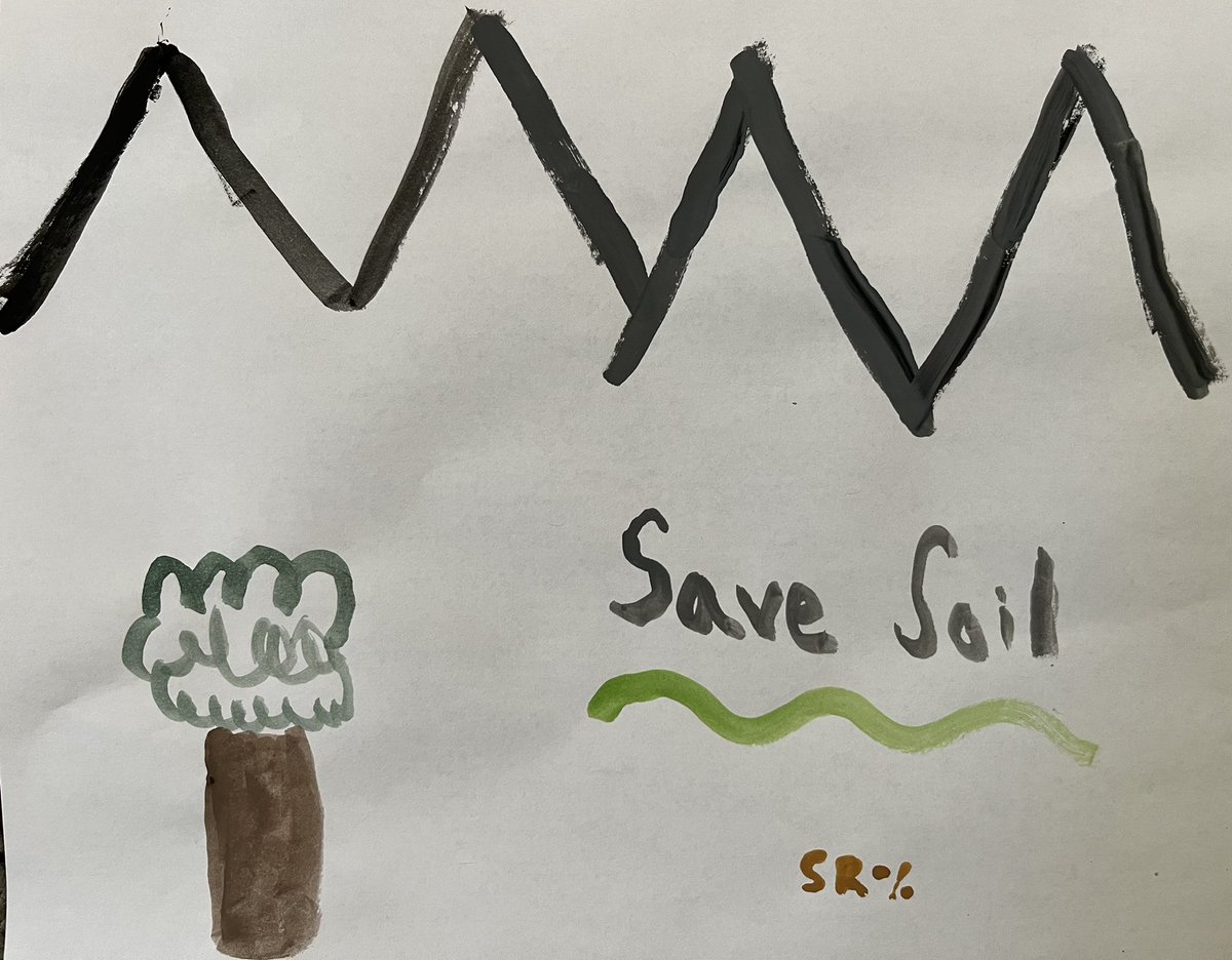 Parandama13's tweet photo. Love ❤️ expressed in ART by my little gems. My give back ❤️ IS #SaveSoil #cpsavesoil https://t.co/w0Abe1dJK4