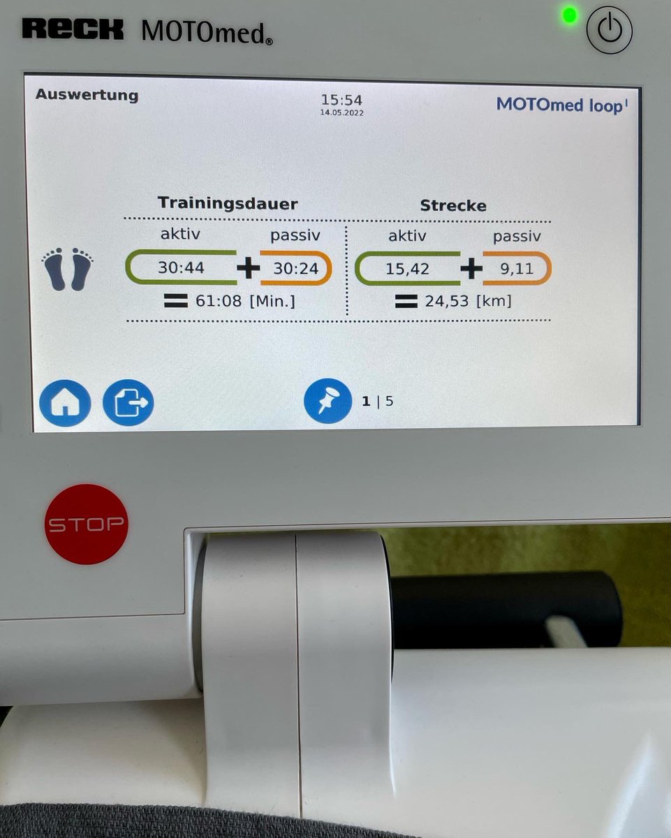 ms_powerman's tweet photo. Tag 135 - Neues von der Bewegungsfront: Aktiv konnte ich 15,29 km umsetzen. Passiv kam dann nochmals 9,07 km hinzu. Dies sind bei einer Stunde Bewegungstherapie dann 24,53 km.
#multiplesklerose
#bewegungstherapie
#msfighter
#trotzms https://t.co/IN0eLPQH3i