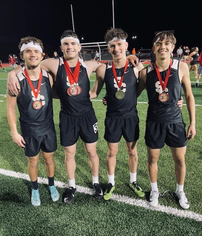 WeAreSCHS44837's tweet photo. ❗️ATTENTION❗️ Trey Beverly broke the 400m dash with a run of 50.22 at the Conference meet! The boys 4x400m relay, Trey Beverly, Carson Music, Isaac Blair, and Parker Gray, broke the meet record and their own record with a run of 3:29.51!!! Congrats boys! #GOTROJANS https://t.co/wLVCOOOjLB