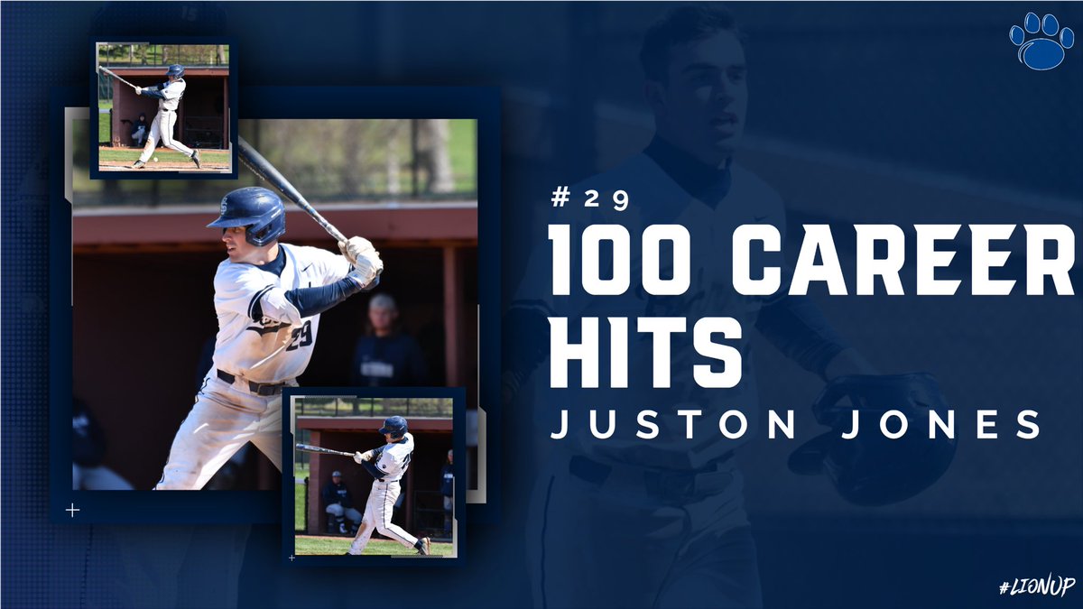PSBAthletics's tweet photo. With a double in his first AB this morning, Juston Jones hits the 100-hit plateau for his career! Congrats JJ! @BehrendBaseball 

#LionUp | #BehrendBaseball https://t.co/FCH5UXtSDq