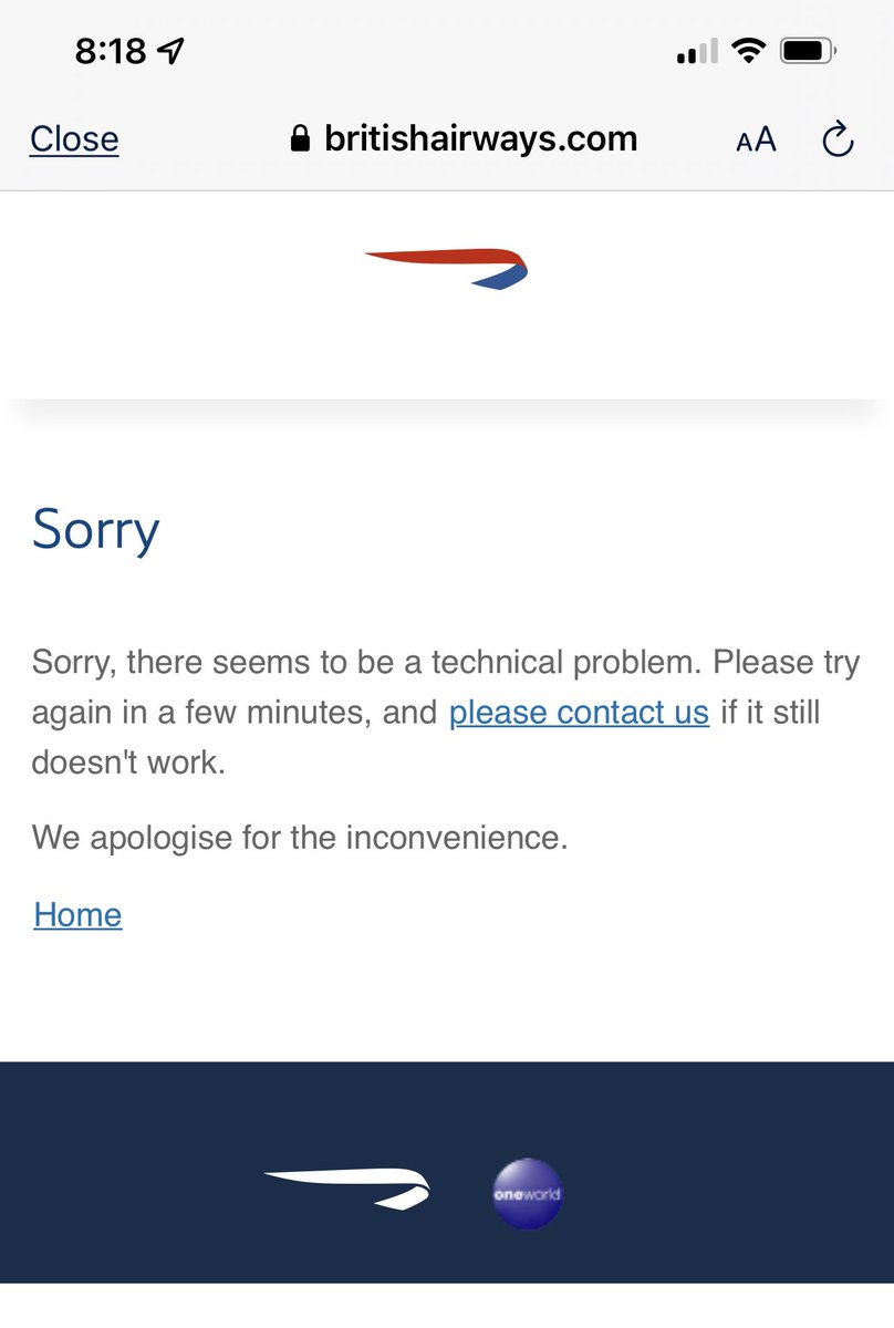 unknown489103's tweet photo. @British_Airways , can’t access anything under manage my booking. Been trying for weeks now, how long do I have to wait? My flight is in less than 2 days, can’t seem to get hold of anyone on the telephone too. https://t.co/qBHZlCEfYq
