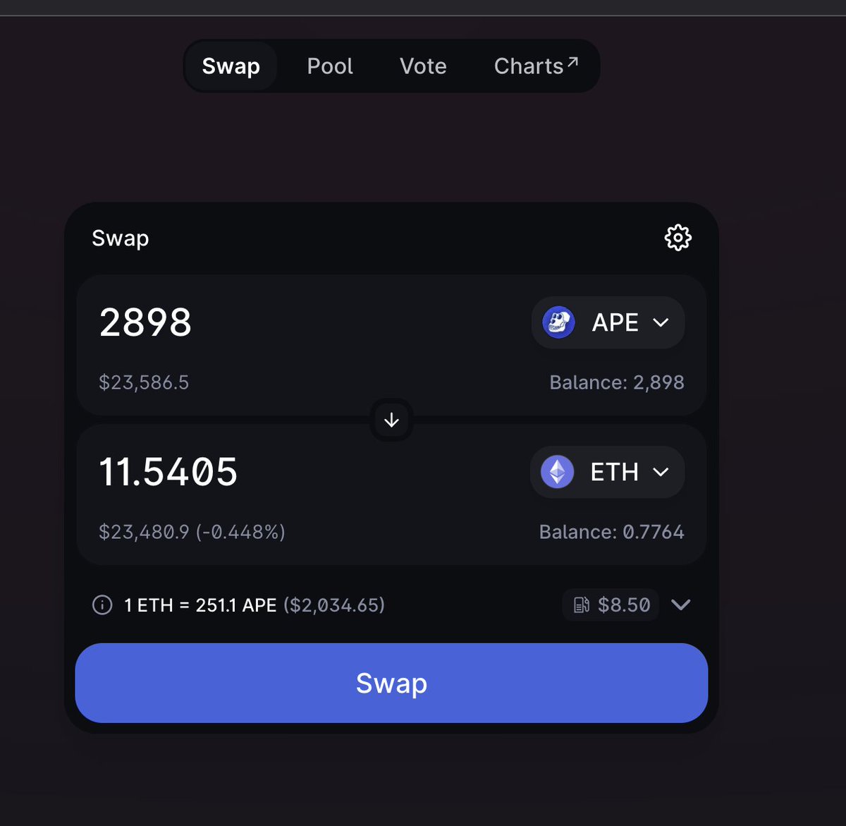 CirrusNFT's tweet image. Why did I buy this guy for 30e when the floor was 21e?

Cause he had 11.5e of unclaimed $ape AND an unclaimed land worth 4e in him

Even in a bear market..... NFTs are fun