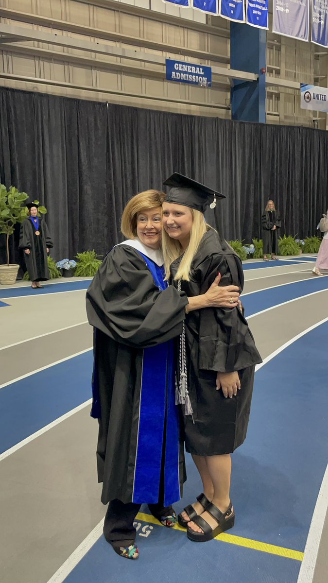 CNUcaptains's tweet photo. Hugs from Rosemary before crossing the stage 🥹 >>>>>>
#CNU22 #CaptainForLife https://t.co/bXmtVnUJW6