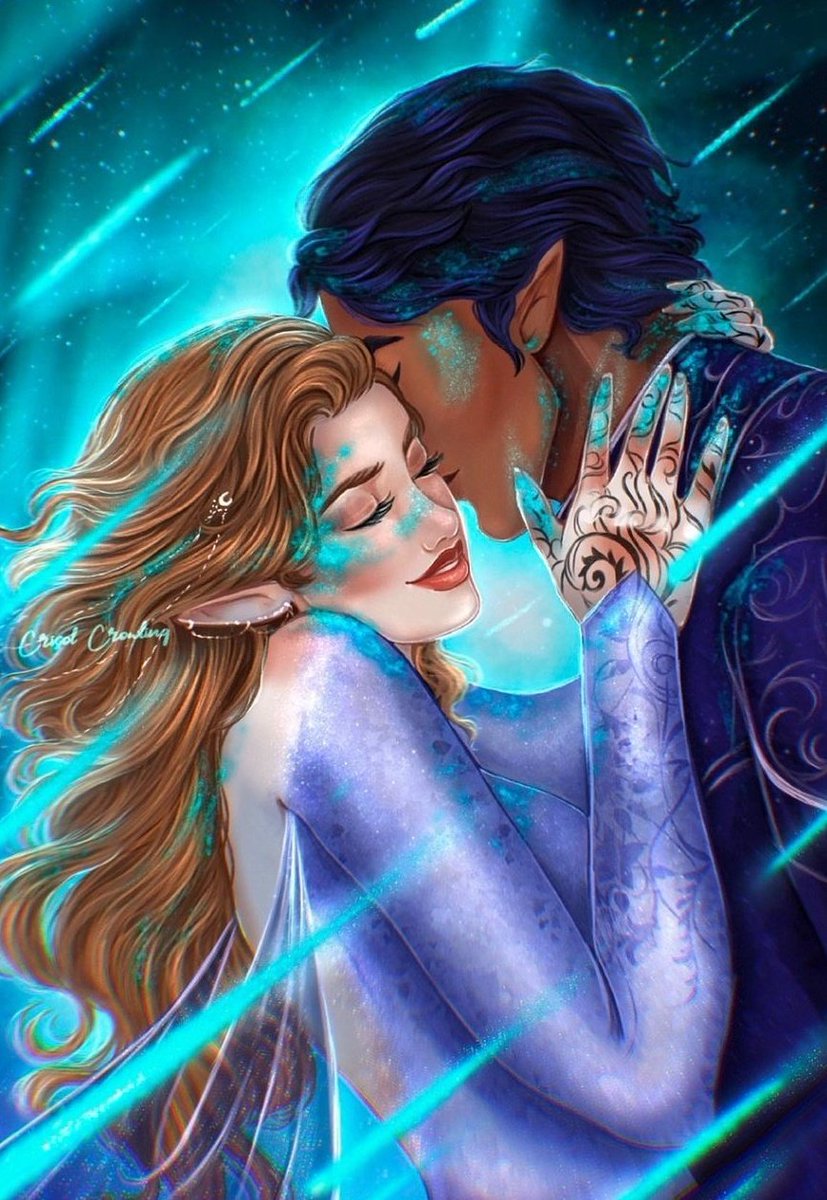 “And if he had grabbed me?”
“Then I would have torn apart the world to get you back.”

🎨 @/crisolcrowling on ig