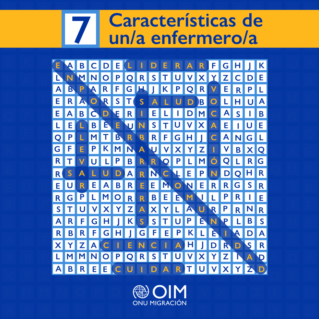 OIMColombia's tweet photo. #AVoiceToLead Las enfermeras y los enfermeros, a través de su ejercicio profesional, lideran y transforman realidades para que la salud llegue a todas las personas que lo necesiten. En su día destacamos siete características que los convierte en líderes y promotores de la salud. https://t.co/o4YFj32Kez
