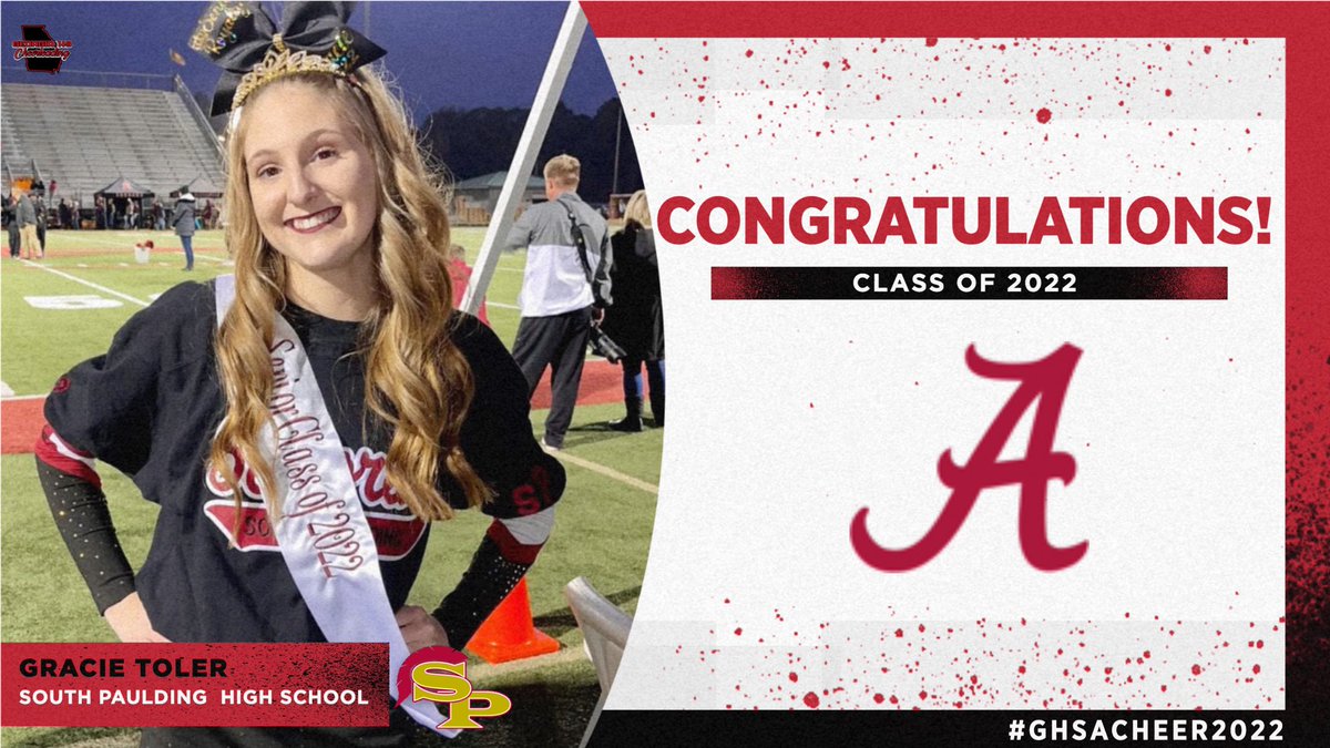 GeorgiaHSCheer's tweet photo. #SeniorSpotlight 🎓 📣 
#ghsacheer2022 https://t.co/mhKjnzZKOQ