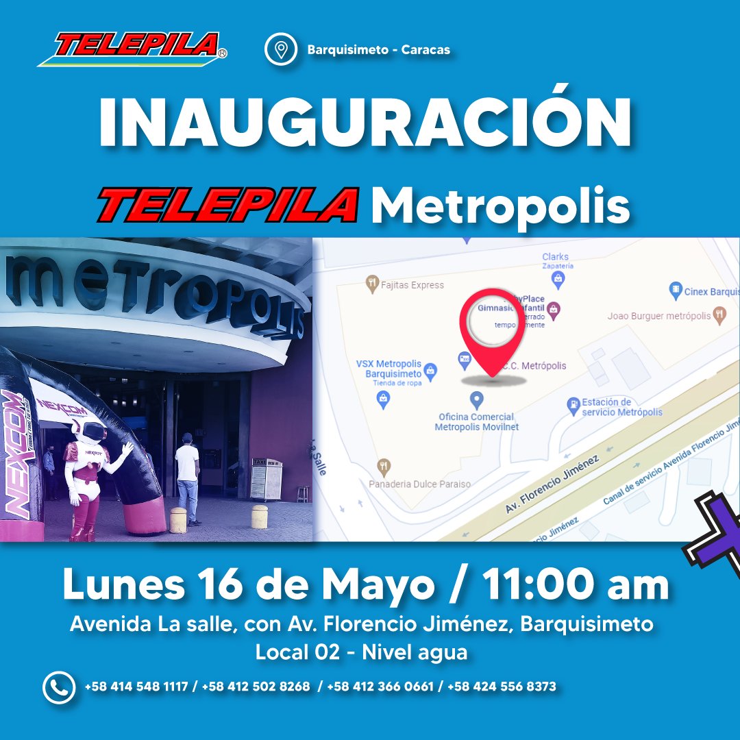 Telepila's tweet photo. INAUGURACIÓN │ TELEPILA METRÓPOLIS https://t.co/CllfWgwesW