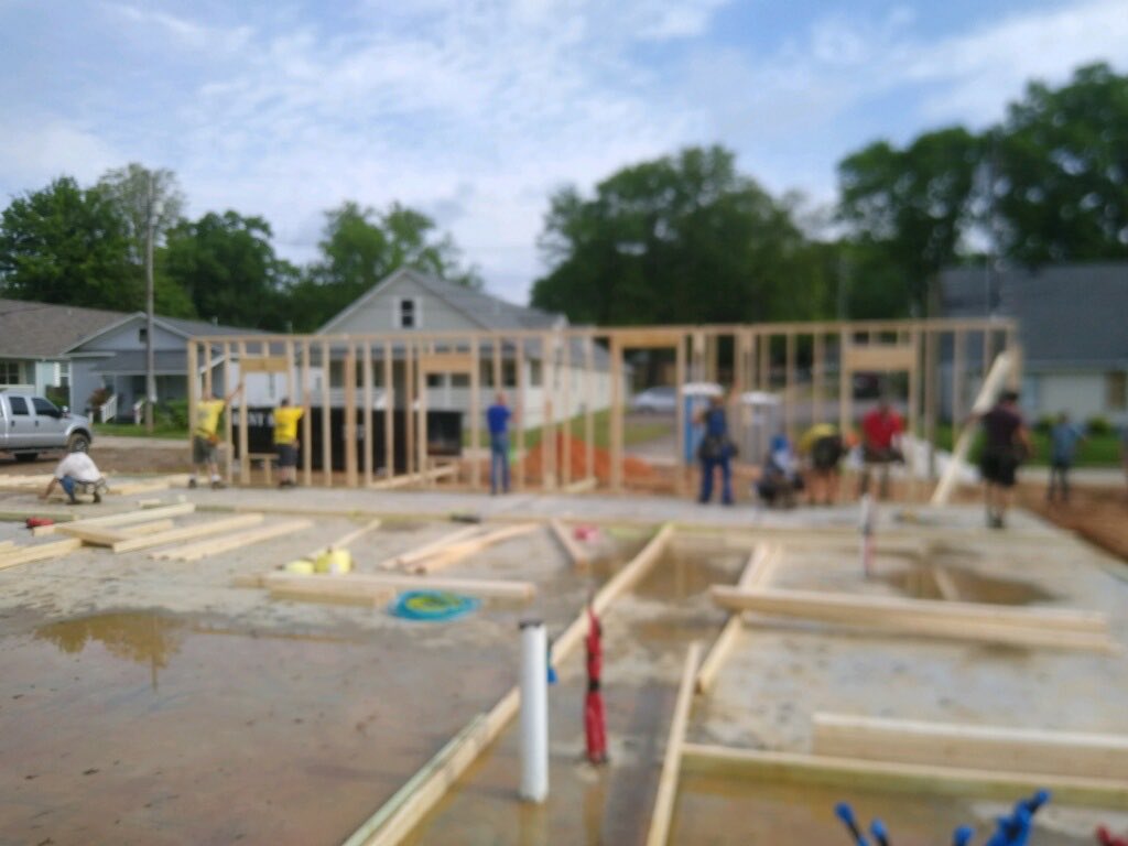 eightdaysofhope's tweet photo. A new safe house for women rescued from Sex Trafficking is going up in TN! We have to blur the photos not to give anyone the idea of where this is being built. This is our tenth facility we have built - all for free, all in the name of Jesus! #SexTrafficking #LovingThoseInNeed https://t.co/6kF2HSoPK9