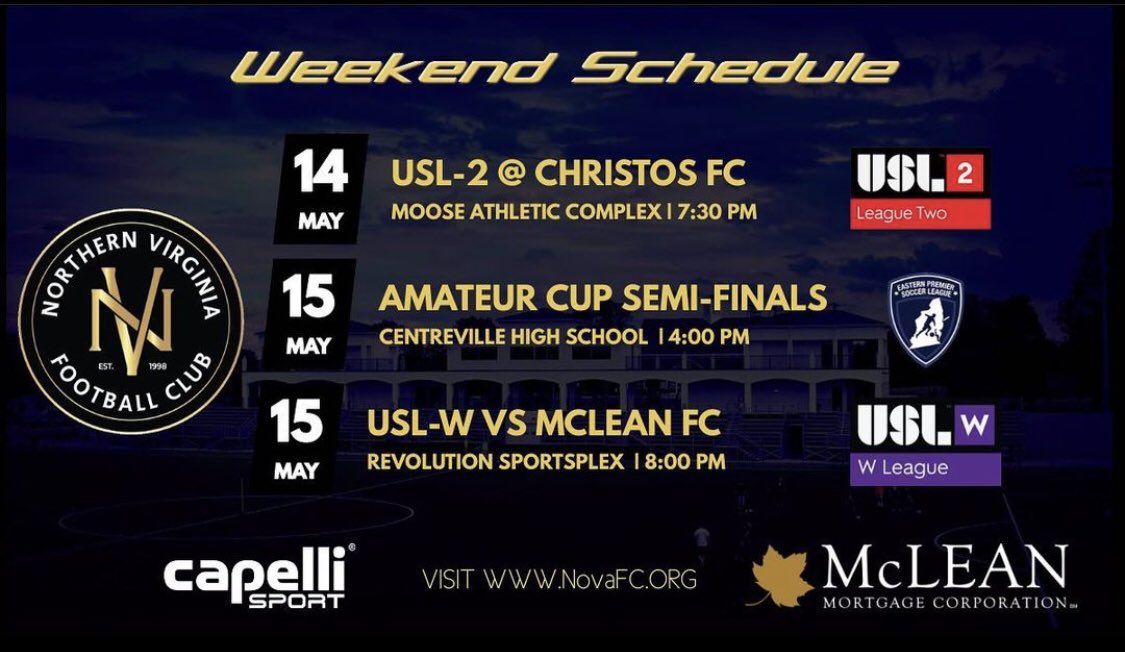 We have a triple header of games this weekend