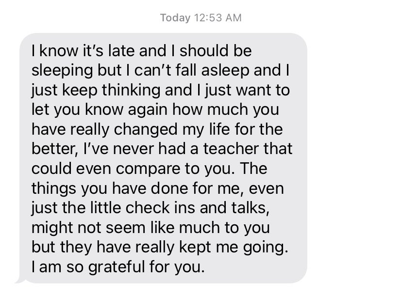 MrsWieseRHS's tweet image. Little does she know, she is the reason that keeps me going. My why. #perfectstart #toabigday #mywhy