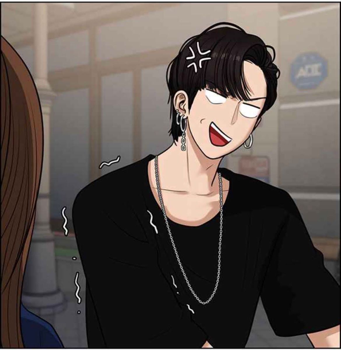 hanseojunbotth's tweet photo. "  เปล่านะ -- เปล่า ไม่กลัว ไม่เคยกลัว ฉันเนี่ยนะจะกลัวอิมจูกยอง 💢  " https://t.co/gbjMp9firx