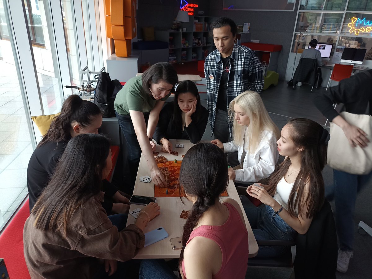 KazakhCon's tweet photo. Got Geek Games off the ground for the first time since 2020 &amp; COVID lockdown. Feels so good to be playing face to face again! https://t.co/MRIDqzQ0K1