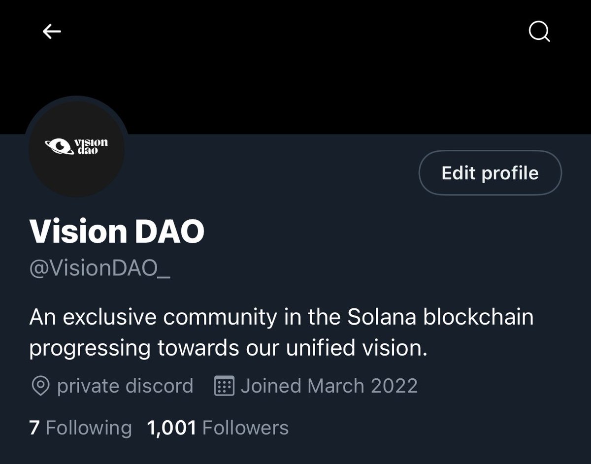 VisionDAO_'s tweet photo. We’re just getting started. 

Turn notis on 🔔, we just might play around and drop invites to our dao 👀 https://t.co/4tzkMLXiUQ