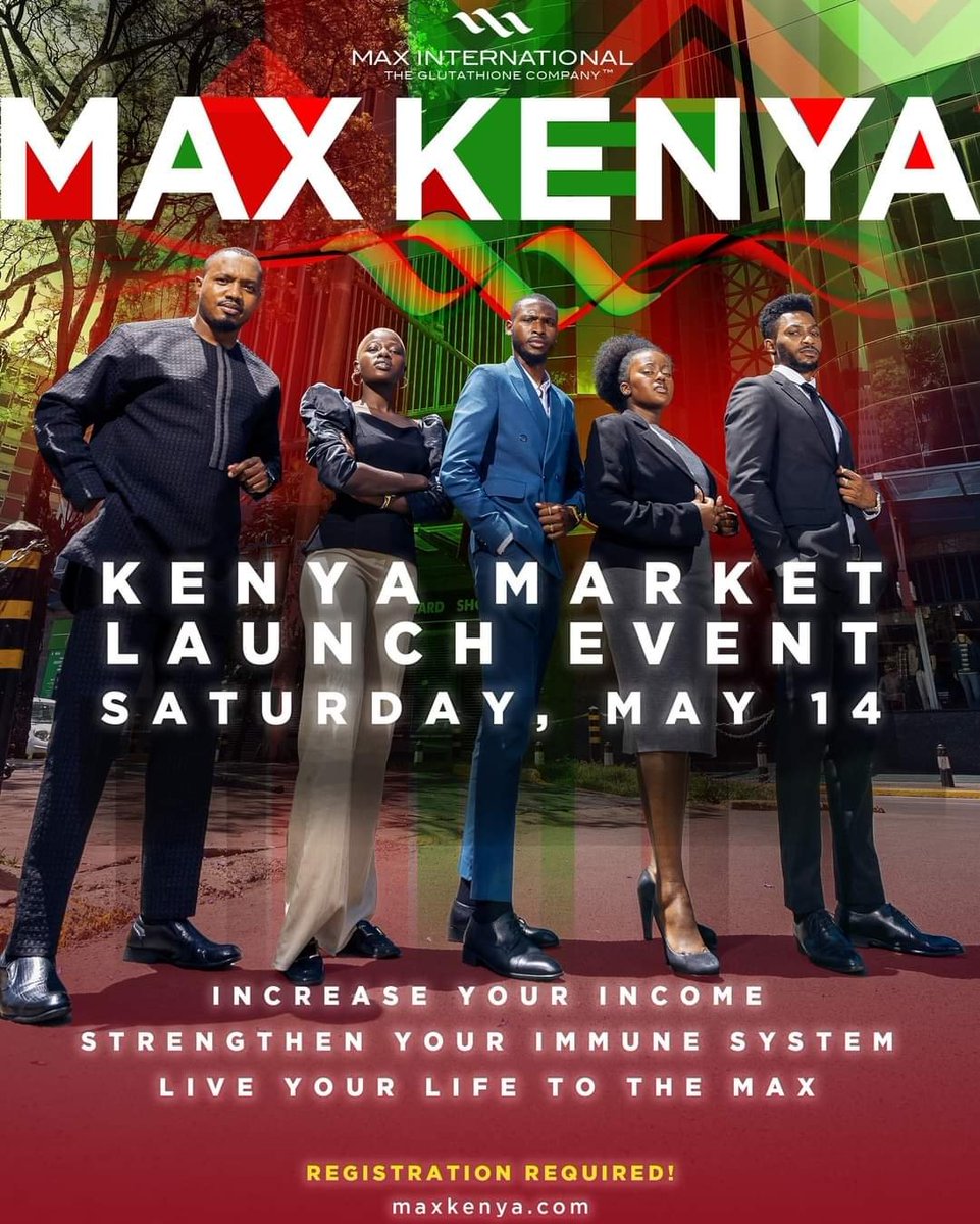 mathewChepchie4's tweet photo. Today Marks the entry of Max International LLC into the country. Max is a Neutraceutical and Beauty company and is dedicated at encouraging Kenyans to strengthen their immune systems. The company is already operational in 20 countries
 #MaxInKenya https://t.co/oFB49B11tA