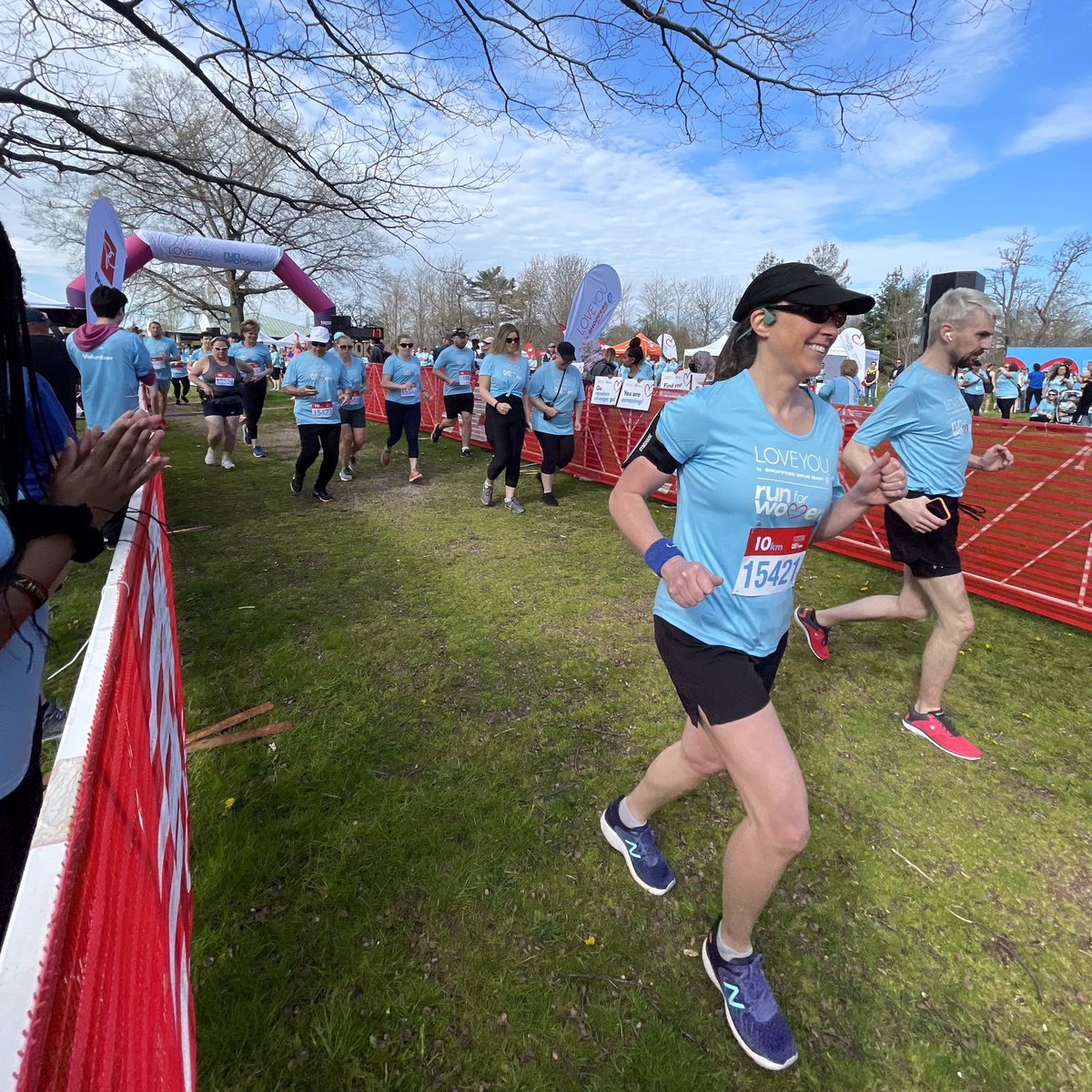 StJoesHamilton's tweet photo. We are so grateful to the 750+ St. Joe’s supporters who joined us today to participate in the 5th annual #hamont @runforwomen. Together, they raised an incredible $112,000 to help fund women’s mental health and addictions care at our Hospital. https://t.co/LZmyfFgF9i
