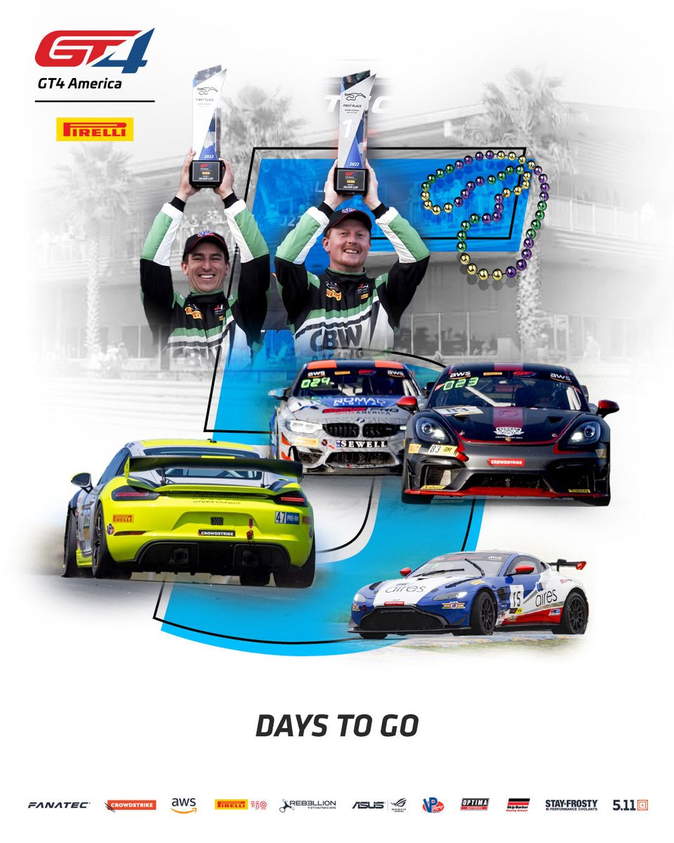 GT4America's tweet photo. 👀 @NOLAMotorsports, we'll see you soon 

🎟 https://t.co/GTYFo6xkk9

#GT4America #GTNOLA https://t.co/E8XT09o3CK