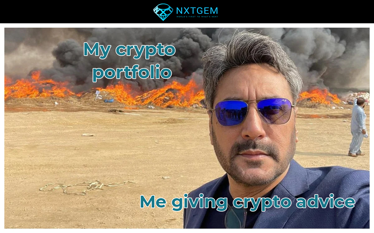 nxtgem_io's tweet photo. Relatable 😅 

#memes #cryptomemes #Crypto #cryptocurrency #Bitcoin #DOGECOIN #NFT #NFTart #nftnews #SolanaNFTs https://t.co/YaqCIkp0OD