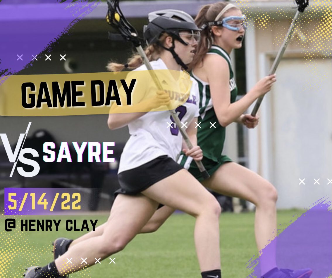 Game day! Playing for a championship! Purples will take on Sayre today at Henry Clay HS. Game starts at 1pm est.