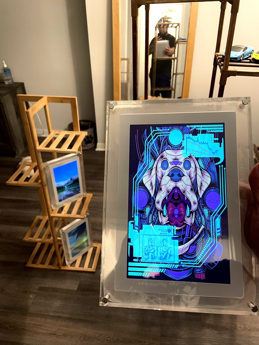 raphaeltigno's tweet photo. Finalizing details for the first @satoshipup #NFT Exhibit on May 21. Check this @elonmusk inspired #cryptoart https://t.co/dSC38OksbA https://t.co/uSXhAEnHQk