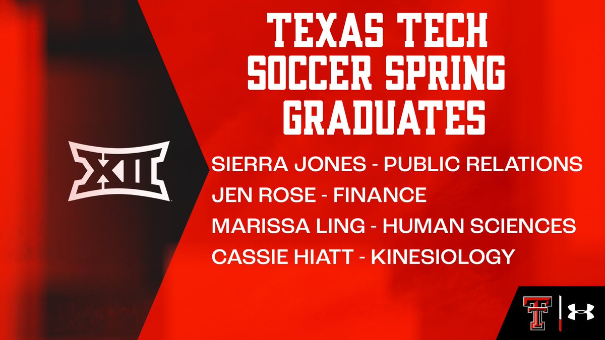 Congrats to our four newest grads this weekend who will be receiving their Texas Tech degree! We’re proud of you all for this amazing accomplishment 👏🙌