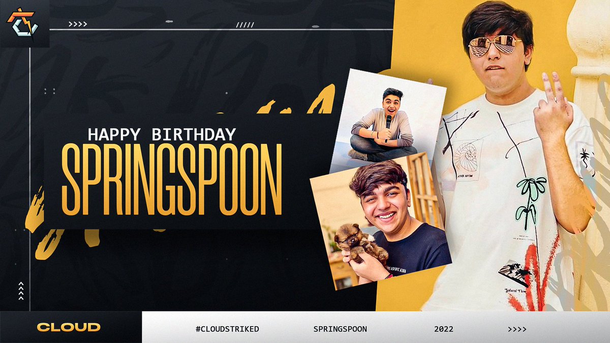 ⛈️| Wishing our owner <a href="/Springspoon_/">sanjay</a>  a very Happy Birthday from the Cloud family.🫡⛈️
