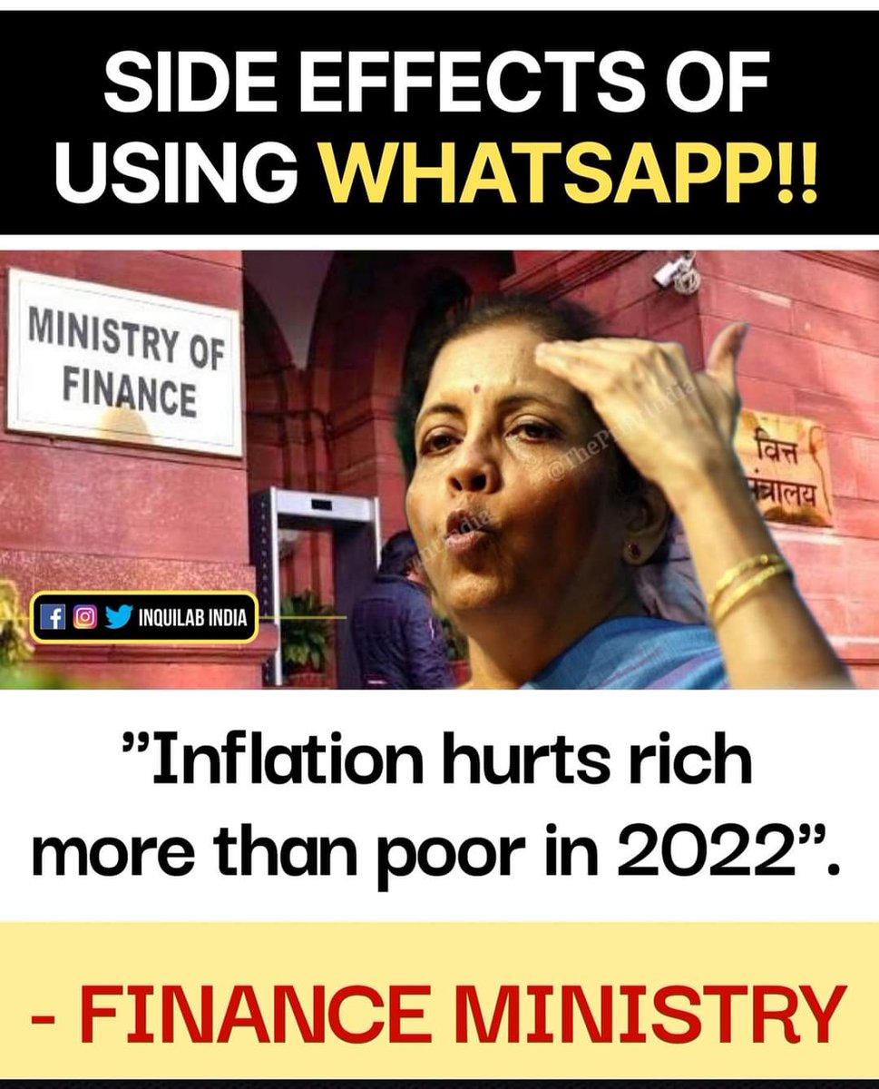 And Nobel prize for economics goes to Nirmala Sitaraman.
