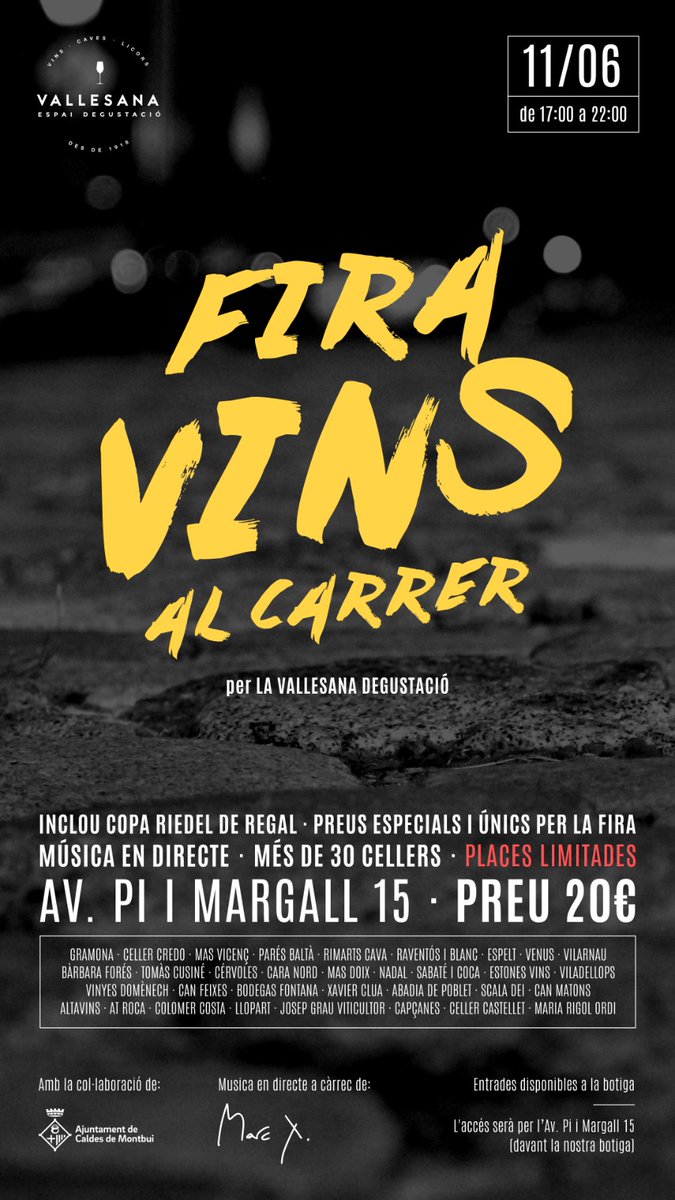 Hola, només he vingut a twitter per informar-te de la fira més winelover dels Vallesos i més enllà! #CaldesdeMontbui