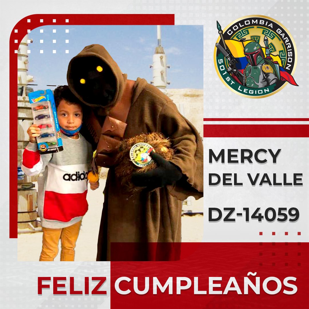 Hoy celebramos el cumpleaños de nuestra legionaria Mercy Del Valle DZ-14059, le deseamos lo mejor en su día 🎉🎂🥳