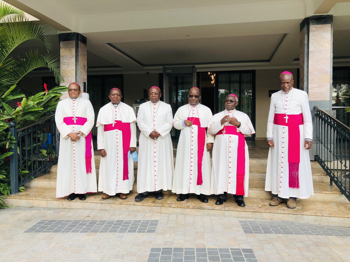 BusomokeJesse's tweet photo. #Goma: fin de la conférence de presse des évêques de la province ecclésiastique de bukavu sur la venue du pape à Goma. Tout est clair, Attendons le pape. @TataCardinal @michaelkalamo @PatrickMuyaya @glody25 @innobuchu @akilimalisaleh @StanysBujakera https://t.co/aSwUwD6LUa