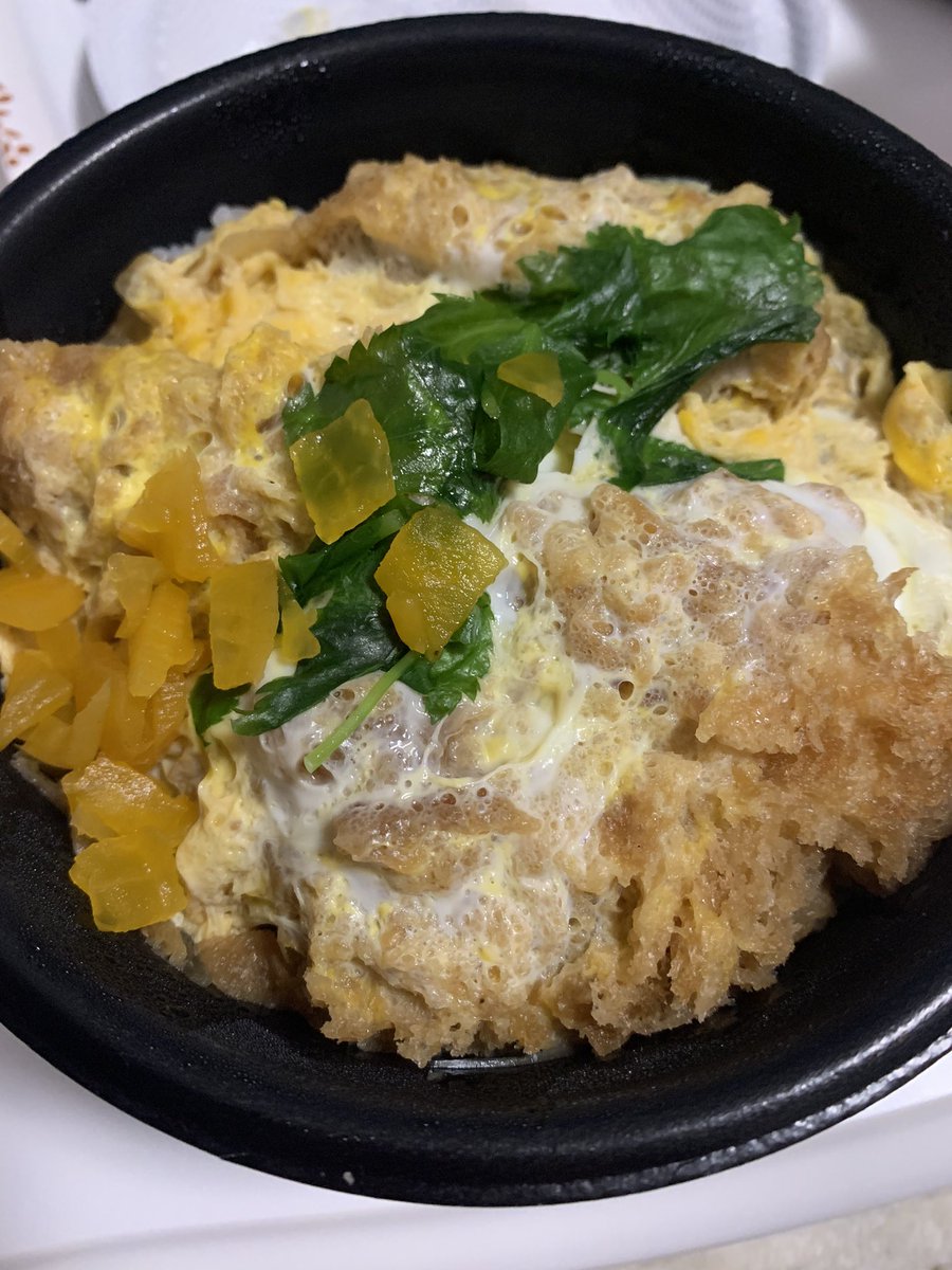 Sayorich_'s tweet photo. ヒレカツ丼！！ https://t.co/fxMzCj614s